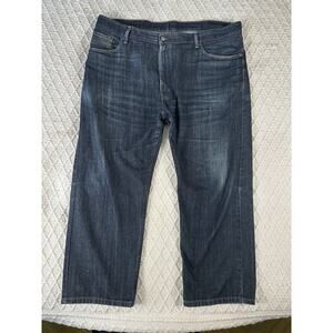 Levi's Jeans Men’s Size 44x29 Blue 559 Relaxed Fit Straight Leg Dark Wash Denim
